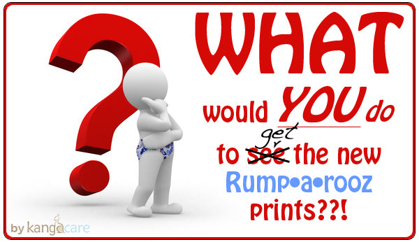 NEW Rumparooz Prints!...what would you do....