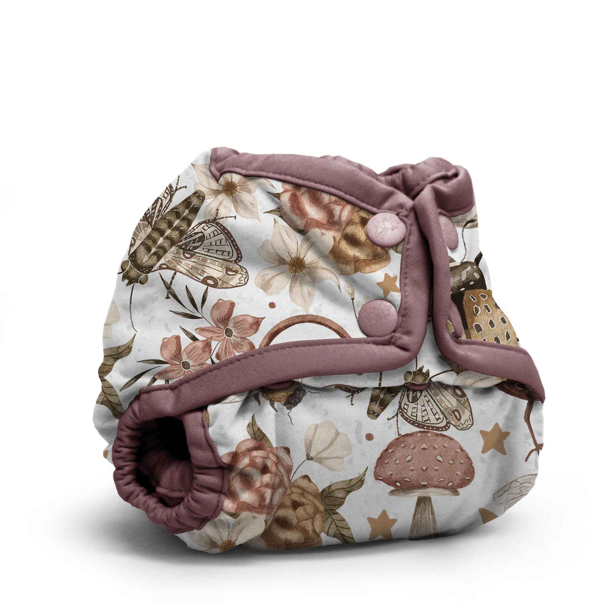 Kanga Care Rumparooz Newborn Reusable Cloth Diaper Cover Aplix Charlie Multicolored 4 15lbs