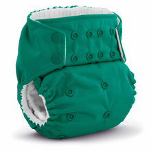 Load image into Gallery viewer, Rumparooz G3 One Size Pocket Cloth Diaper Peacock Teal with Patented Double Gusset protection for no blowouts