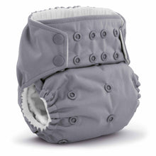 Load image into Gallery viewer, Rumparooz G3 One Size Pocket Cloth Diaper Platinum Gray with Patented Double Gusset protection for no blowouts