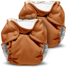 Load image into Gallery viewer, Copper Orange Lil Joey Newborn and Preemie AIO Cloth Diaper by Kanga Care Rumparooz - 2 pk