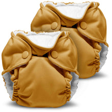 Load image into Gallery viewer, Honey Yellow Lil Joey Newborn and Preemie AIO Cloth Diaper by Kanga Care Rumparooz - 2 pk