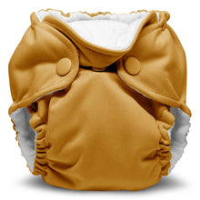 Load image into Gallery viewer, Honey Yellow Lil Joey Newborn and Preemie AIO Cloth Diaper by Kanga Care Rumparooz