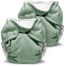 Load image into Gallery viewer, Willow Green Lil Joey Newborn and Preemie AIO Cloth Diaper by Kanga Care Rumparooz - 2 pk