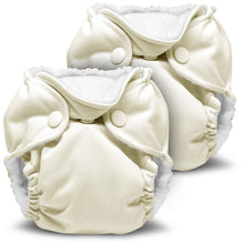 Load image into Gallery viewer, Almond Lil Joey Newborn and Preemie AIO Cloth Diaper by Kanga Care Rumparooz - 2 pk