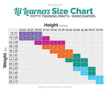 Load image into Gallery viewer, Lil Learnerz Size Chart