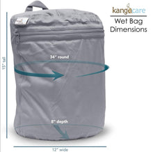 Load image into Gallery viewer, Kanga Care Wet Bag dimensions
