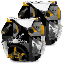 Load image into Gallery viewer, Kanga Care Lil Joey All-in-one Cloth Diaper in geometric Nutcracker print King