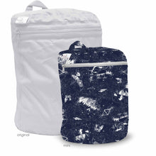 Load image into Gallery viewer, Shine Bright Wet Bag Mini compared to the full size wet bag