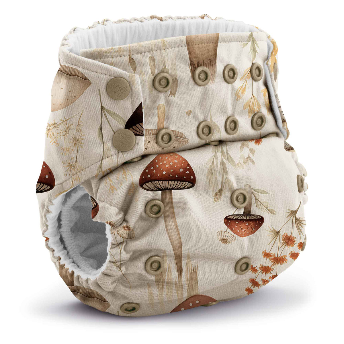 Kanga Care Rumparooz Housse à clipser pour nouveau-né, dragons mouche/coquelicot
