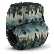 Load image into Gallery viewer, Rumparooz OBV Cloth Pocket Diaper by Kanga Care in Stargazing with a mystical forest and stars