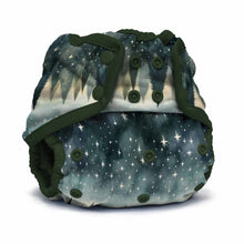 Load image into Gallery viewer, Rumparooz One Size Cloth Diaper Cover by Kanga Care in Stargazing with a mystical forest and stars