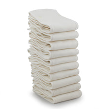Load image into Gallery viewer, Stack of 10 Bamboo Fleece cloth diaper soaker pad