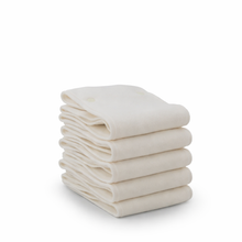 Load image into Gallery viewer, Stack of 5 Bamboo Fleece cloth diaper soaker pads