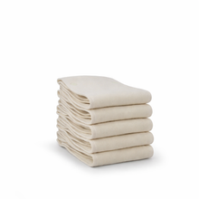 Load image into Gallery viewer, Stack of 5 Hemp Fleece cloth diaper soaker pads