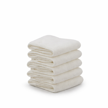 Load image into Gallery viewer, Stack of 5 microfiber cloth diaper soaker pads