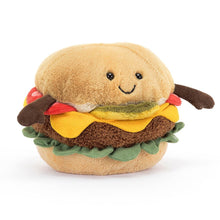 Load image into Gallery viewer, Jellycat Amuseable Burger front view