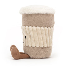 Load image into Gallery viewer, Jellycat Amuseable Coffee-To-Go seated side view
