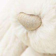 Load image into Gallery viewer, Jellycat Luxe Bunny Luna close up stitched nose
