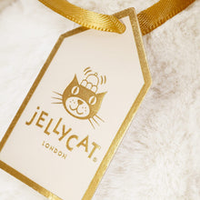 Load image into Gallery viewer, Jellycat Luxe Bunny Luna close up gold tag
