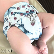 Load image into Gallery viewer, Baby in Chomp Rumparooz G3 One Size Pocket Diaper