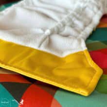Load image into Gallery viewer, Rumpraooz G3 Dandelion Yellow One Size Pocket Cloth Diaper Stay Dry Microchamois Interior