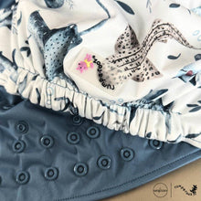 Load image into Gallery viewer, Dusk Blue Chomp Shark Rumparooz G3 One Size Pocket Diaper