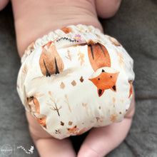 Load image into Gallery viewer, Baby in Foxaroo Rumparooz G3 One Size Pocket Diaper