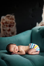 Load image into Gallery viewer, Charlie Rumparooz on a newborn