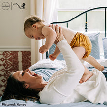 Load image into Gallery viewer, Baby in Honey Yellow Rumparooz G3 One Size Pocket Diaper