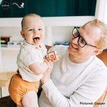 Load image into Gallery viewer, Baby in Copper Orange Rumparooz G3 One Size Pocket Diaper