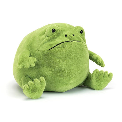 Jellycat Ricky Rain Frog Large seated front view