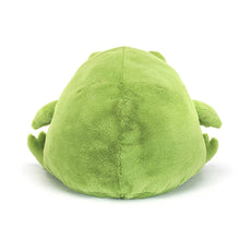 Load image into Gallery viewer, Jellycat Ricky Rain Frog Large seated rear view
