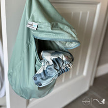 Load image into Gallery viewer, Willow Green Wet Bag Thunder Puff Rumparooz G3 One Size Pocket Diaper