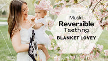 Load and play video in Gallery viewer, Kanga Care Reversible Teething Blanket Lovey :: Lily