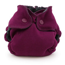 Load image into Gallery viewer, Boysenberry Ecoposh OBV Newborn Fitted Cloth Diaper
