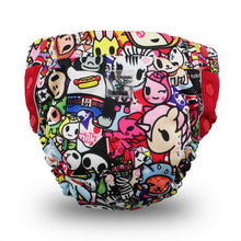 Load image into Gallery viewer, Single Lil Learnerz, TokiJoy body with Scarlet accents, back view