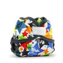 Load image into Gallery viewer, Dragons Fly (Castle trim) Rumparooz Newborn Cloth Diaper Cover - Aplix