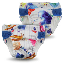 Load image into Gallery viewer, Lil Learnerz Training Pants &amp; Swim Diaper - Lava &amp; Soar
