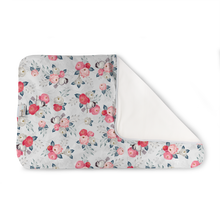 Load image into Gallery viewer, Kanga Care Changing Pad &amp; Sheet Saver - Lily (floral print with birds)
