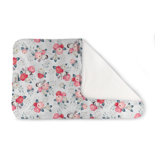 Load image into Gallery viewer, Kanga Care Changing Pad & Sheet Saver - Lily (floral print with birds)