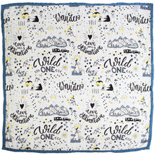 Load image into Gallery viewer, Wander Baby Blanket under side full view