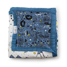 Load image into Gallery viewer, Wander Baby Blanket top side