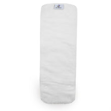 Load image into Gallery viewer, Microfiber 6r Soaker Cloth Diaper insert for the Rumparooz and other pocket style diapers, one size piece fully unsnapped for medium and large setting