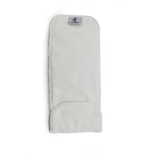 Load image into Gallery viewer, Microfiber 6r Soaker Cloth Diaper insert for the Rumparooz and other pocket style diapers, one size piece snapped over into small setting