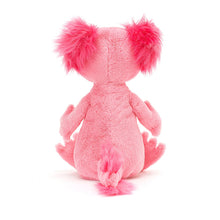 Load image into Gallery viewer, Jellycat Stuffed Axolotl seated back view
