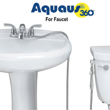 Load image into Gallery viewer, Diaper sprayer attached to the sink faucet