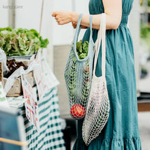 Load image into Gallery viewer, Ecoposh long and short handle net bags lifestyle
