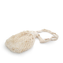 Load image into Gallery viewer, Ecoposh Long Handle Cotton Net Grocery Bag :: Natural