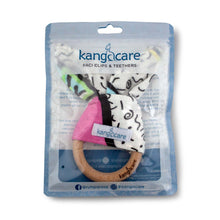 Load image into Gallery viewer, Radical Bunny Ear Teething Ring in packaging